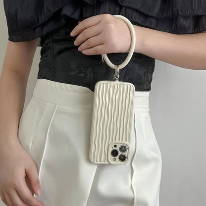 Textured Hoop Case Charm Phone