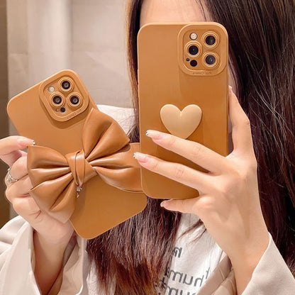 / Bow Phone Heart Case