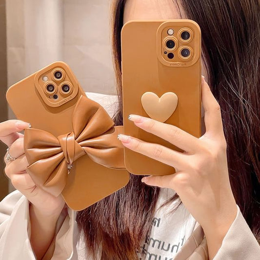 / Bow Phone Heart Case