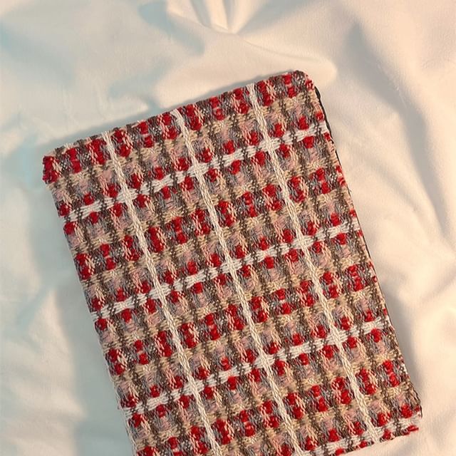 iPad Plaid Knit Case