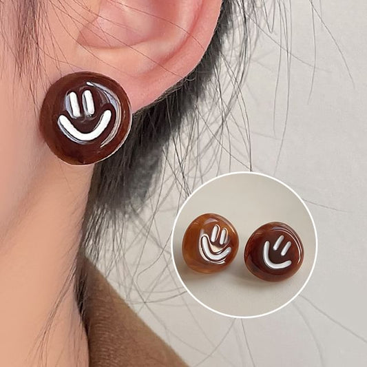 Asymmetrical Acetate Ear Cuff Smiley