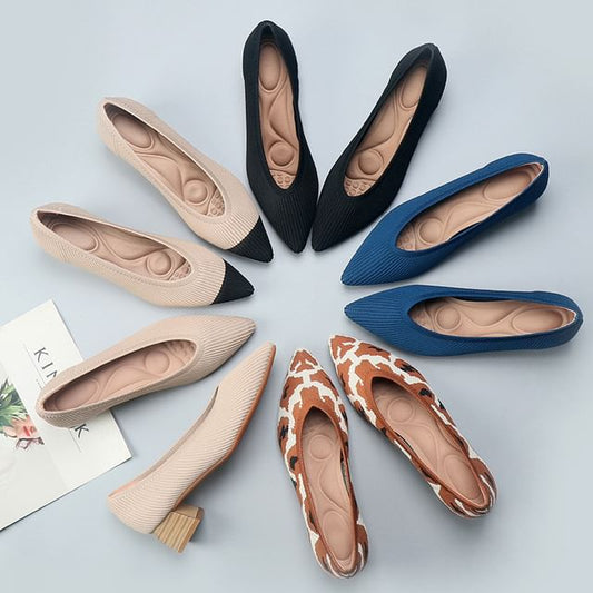 Pointed Pumps Low-Heel