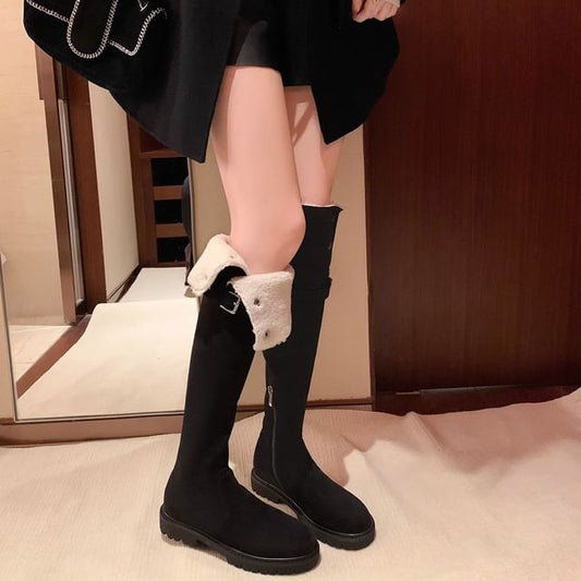 Boots Folded Over-The-Knee