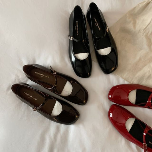 Sample Patent Mary Jane Flats