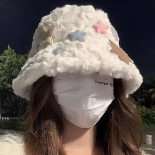 Star Fleece Hat Applique Bucket