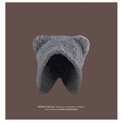 Ear Hat Bear Bonnet Fleece
