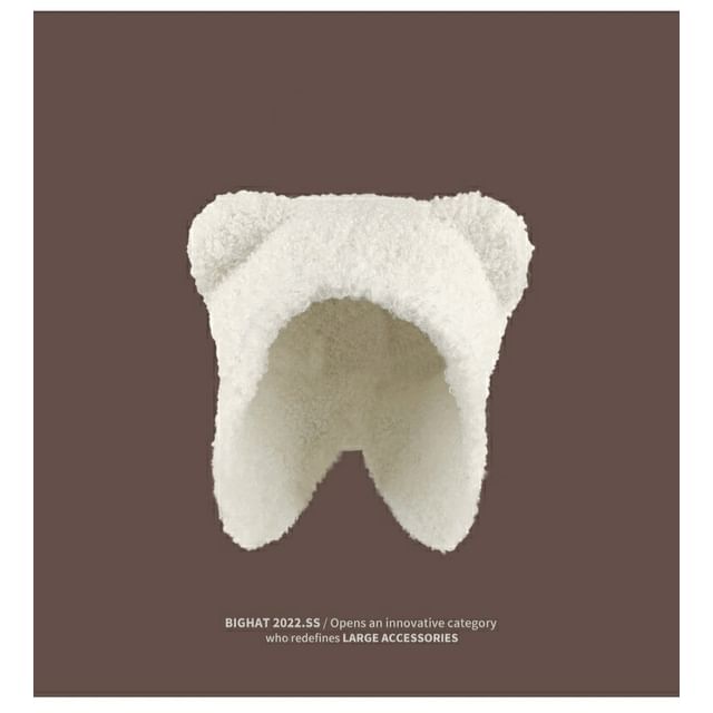 Ear Hat Bear Bonnet Fleece