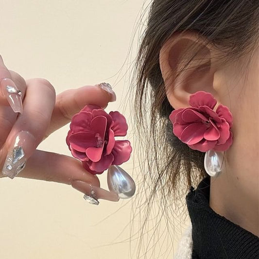 Rose Drop Earring