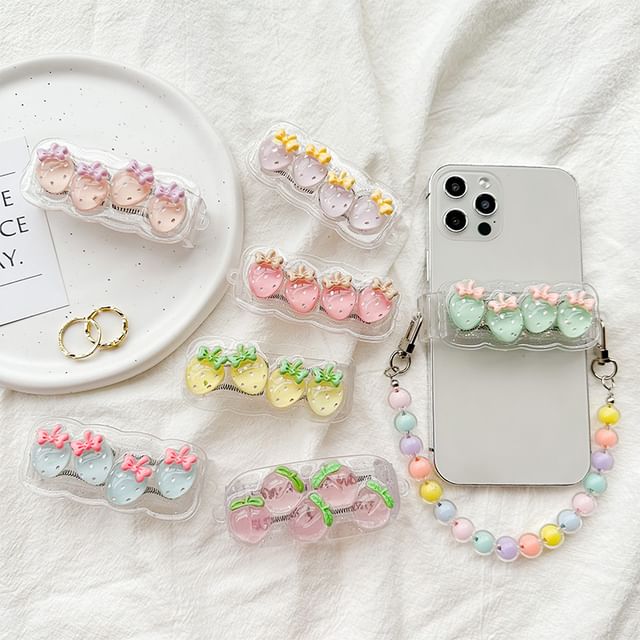 Clip Phone Fruit (Various for Designs) Lanyard