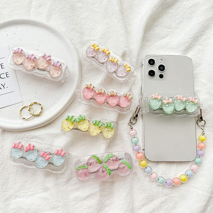 Clip Phone Fruit (Various for Designs) Lanyard