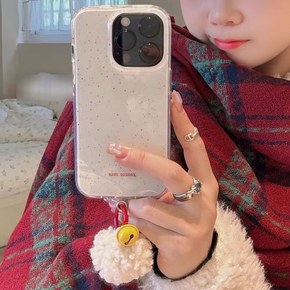 Phone Splattered Pom Bell Case