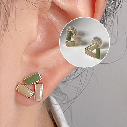 Geometric Earring Clip-On Glaze