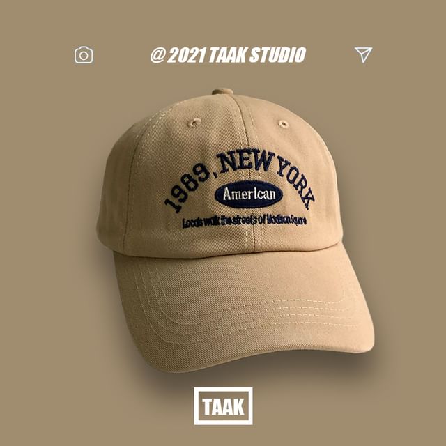 Lettering Baseball Cap