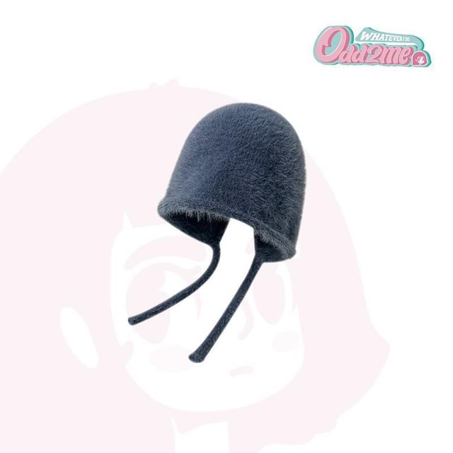 Cloche Hat Knit Plain