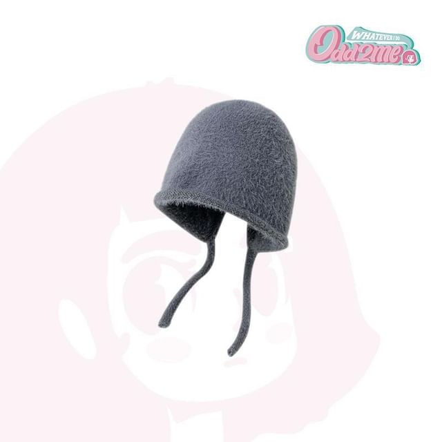 Cloche Hat Knit Plain
