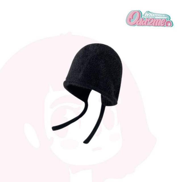 Cloche Hat Knit Plain
