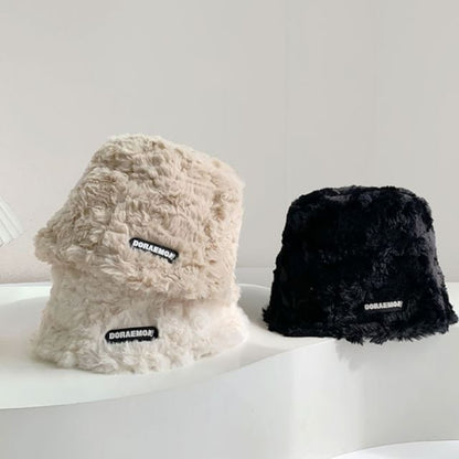 Lettering Hat Fleece Bucket
