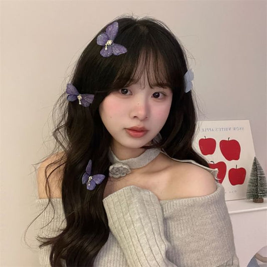 Butterfly Hair Clip Plastic