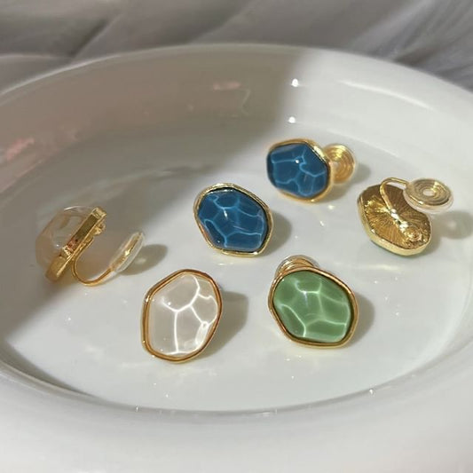 Cuff Irregular Gemstone Ear Faux Alloy