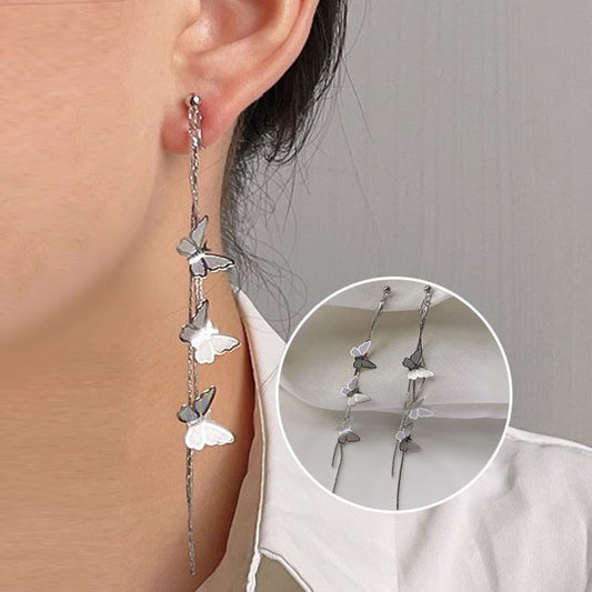 Alloy Earring Butterfly Threader
