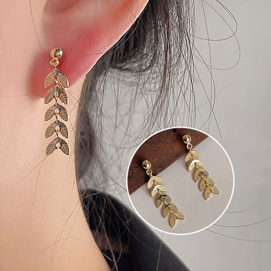 Alloy Dangle Earring Leaf