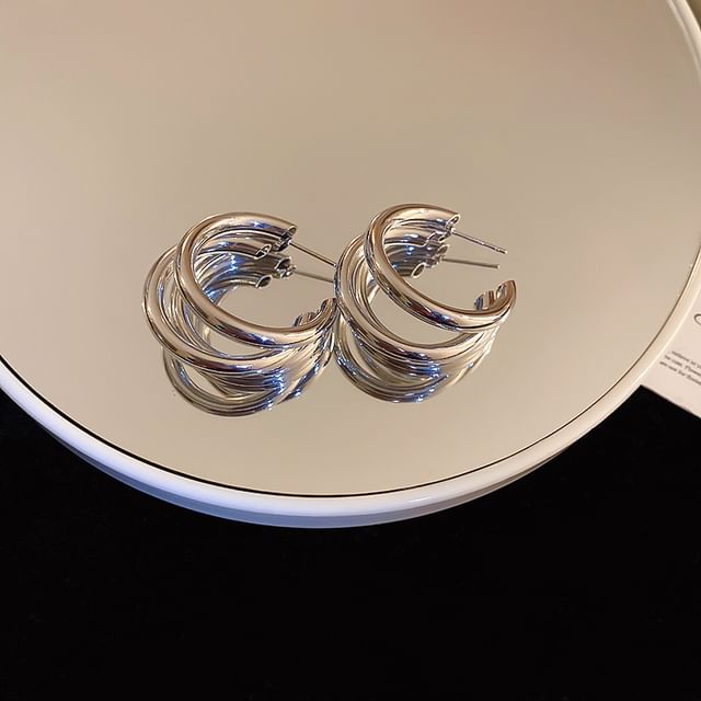 Silver Tone Earring (Various Designs)