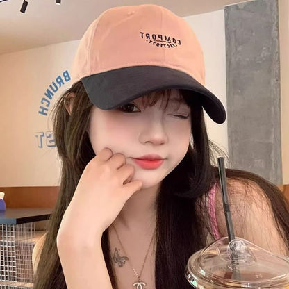 Lettering Tone Two Embroidered Cap Baseball