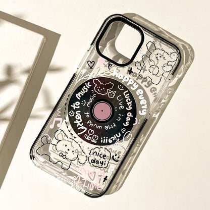 Animal Vinyl Case Record Phone