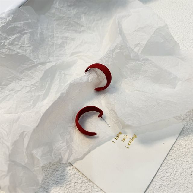 Hoop Open Earring Alloy Designs) (Various