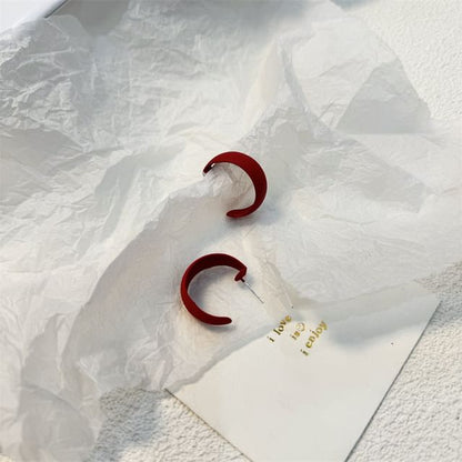 Hoop Open Earring Alloy Designs) (Various