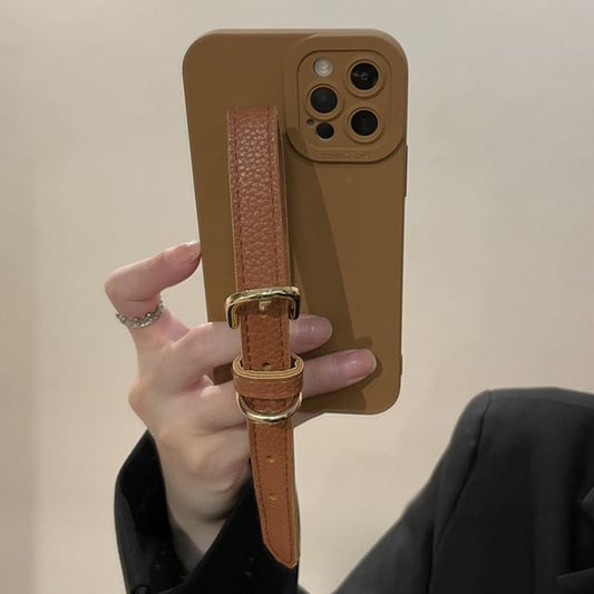 Strap Pearl Faux Phone Case
