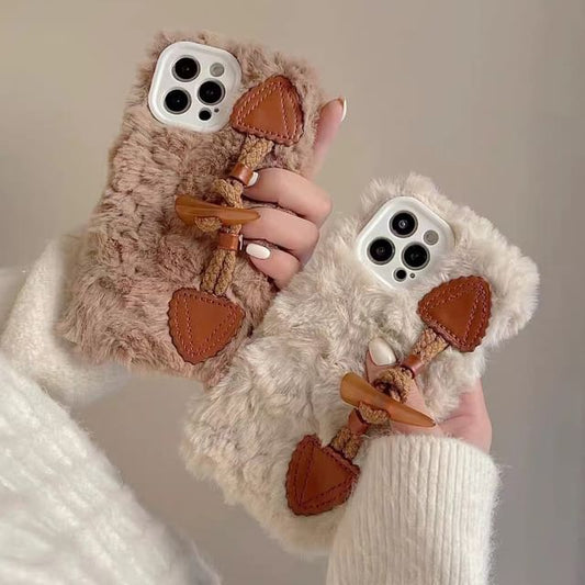 Toggle Button Chenille Phone Case