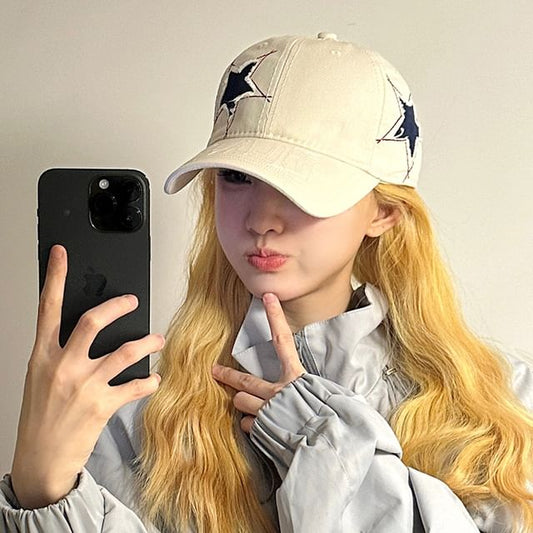Star Cap Embroidered Baseball