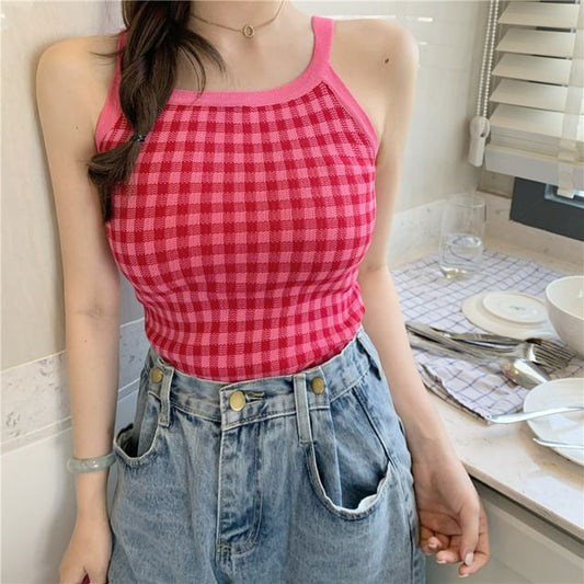 Cami Top Check