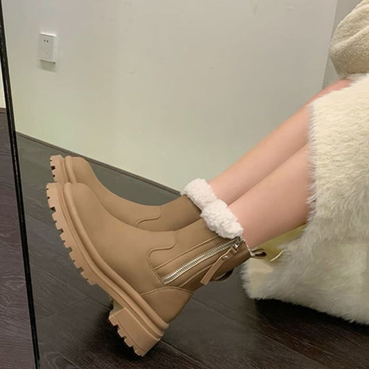Boots Short Fleece-Lined