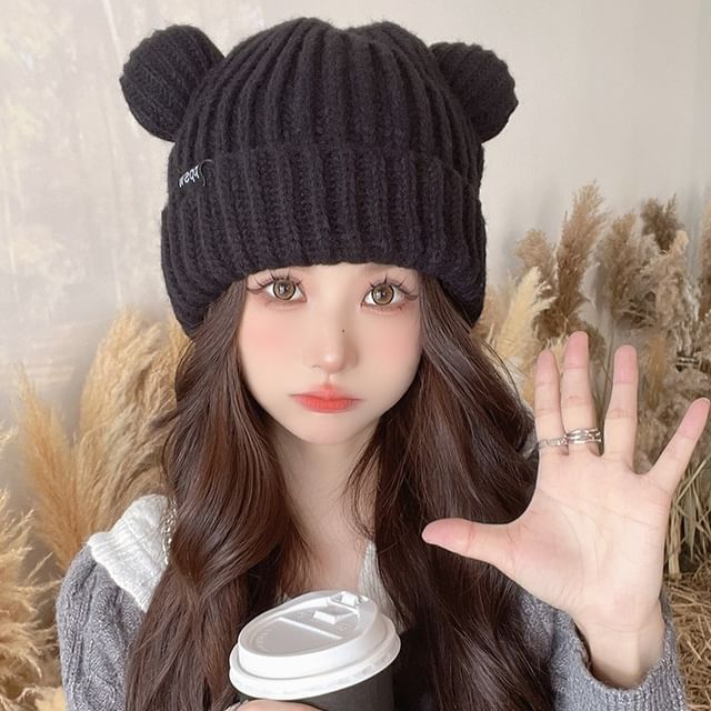 Beanie Bear Knit Ear