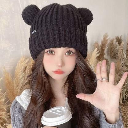 Beanie Bear Knit Ear