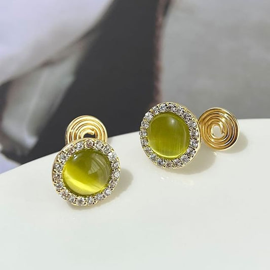 Faux Cuff Eye Cat Alloy Rhinestone Ear Stone