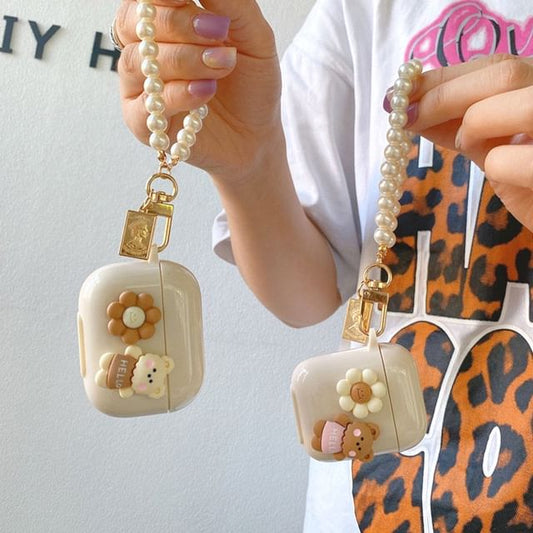 / AirPods Bear Floral Earphone Case Pro Skin