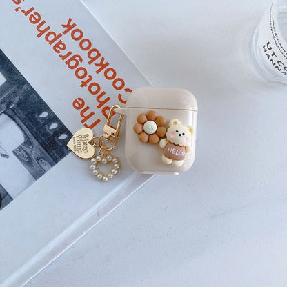 / AirPods Bear Floral Earphone Case Pro Skin