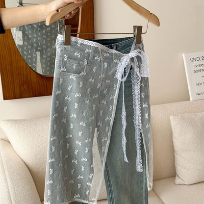 Lace Designs) Half Skirt Apron (Various