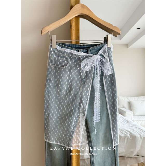 Lace Designs) Half Skirt Apron (Various