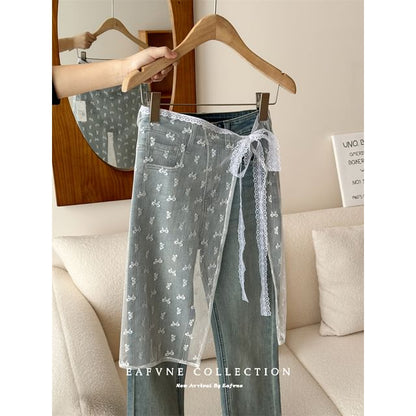 Lace Designs) Half Skirt Apron (Various