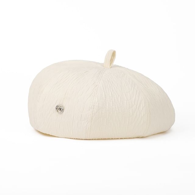 Beret Plain Cotton