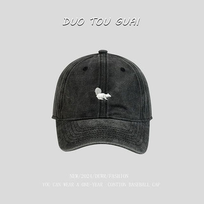 Cap Baseball Squirrel Embroidered