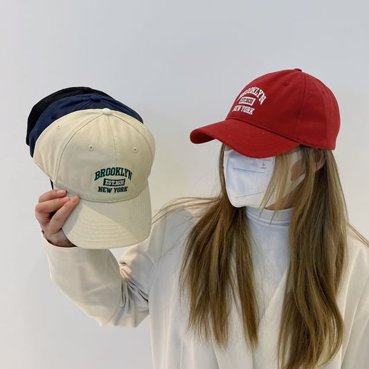 Cap Embroidered Lettering