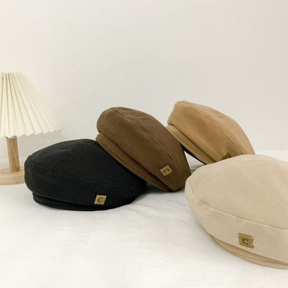 Sample Plain Lettering Beret