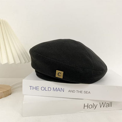 Sample Plain Lettering Beret