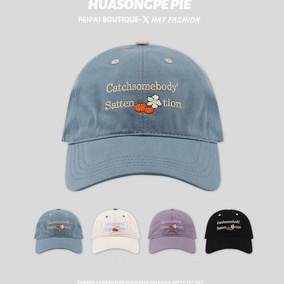 Cap Lettering Embroidered Baseball