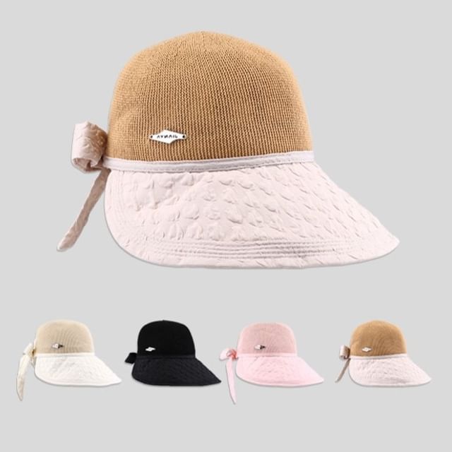 Sample Textured Panel Woven Sun Hat